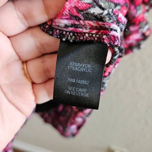 Torrid Harper Pullover 3/4 Sleeve Tunic Blouse - Picture 6 of 10